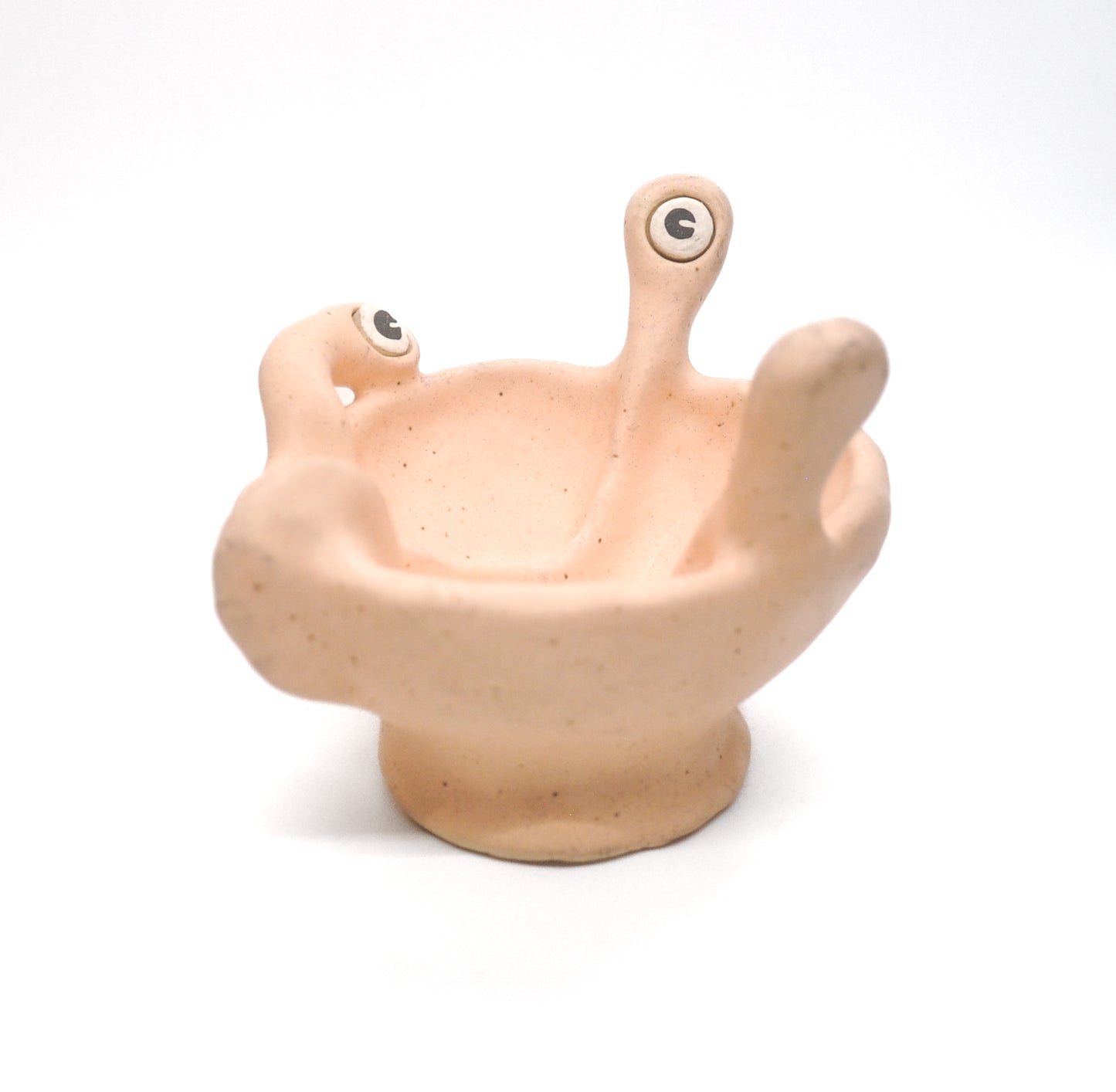 Pale Peach Eye-Eye Trinket Holder