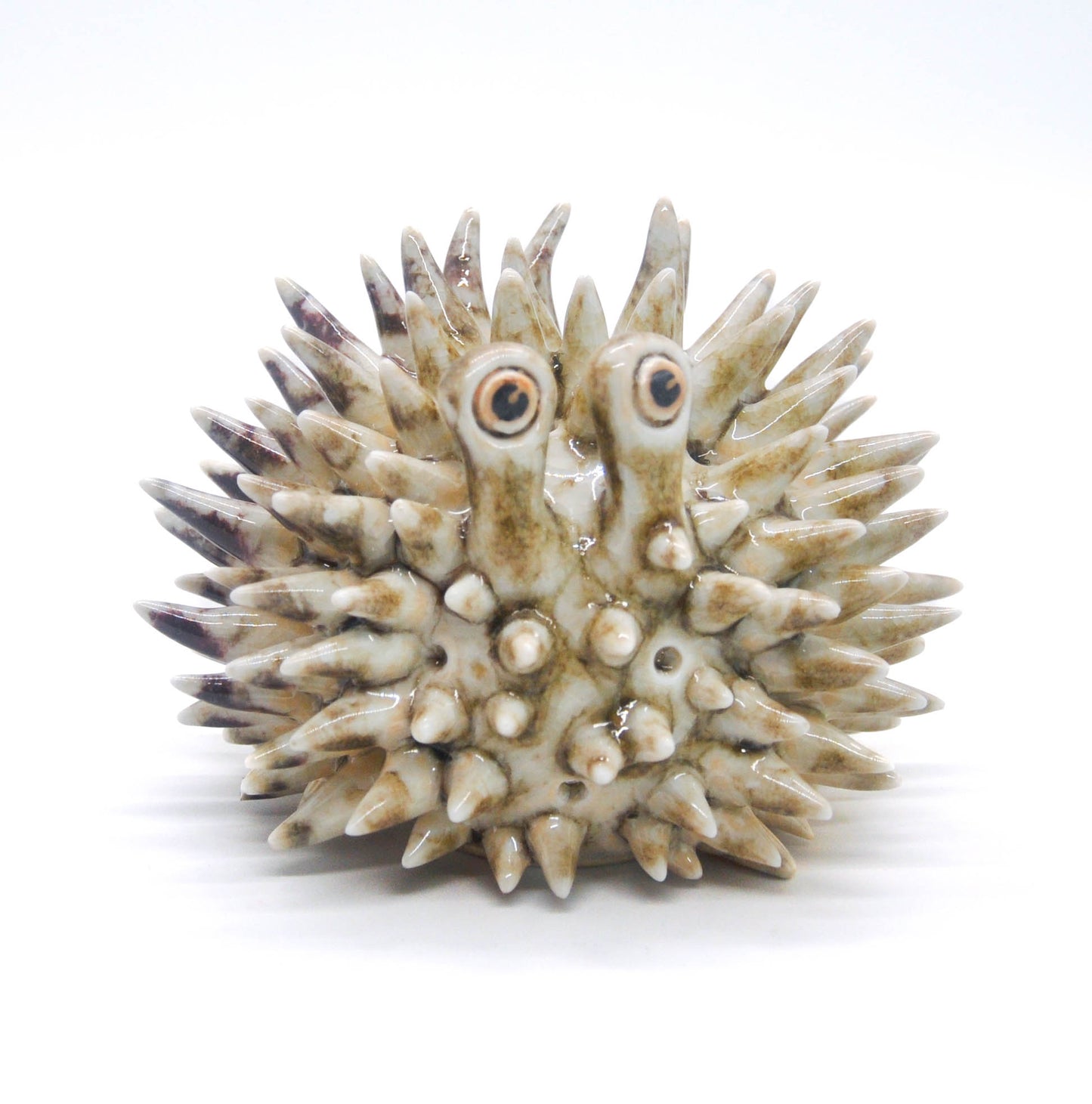 Glossy Shino Urchin I Candleholder