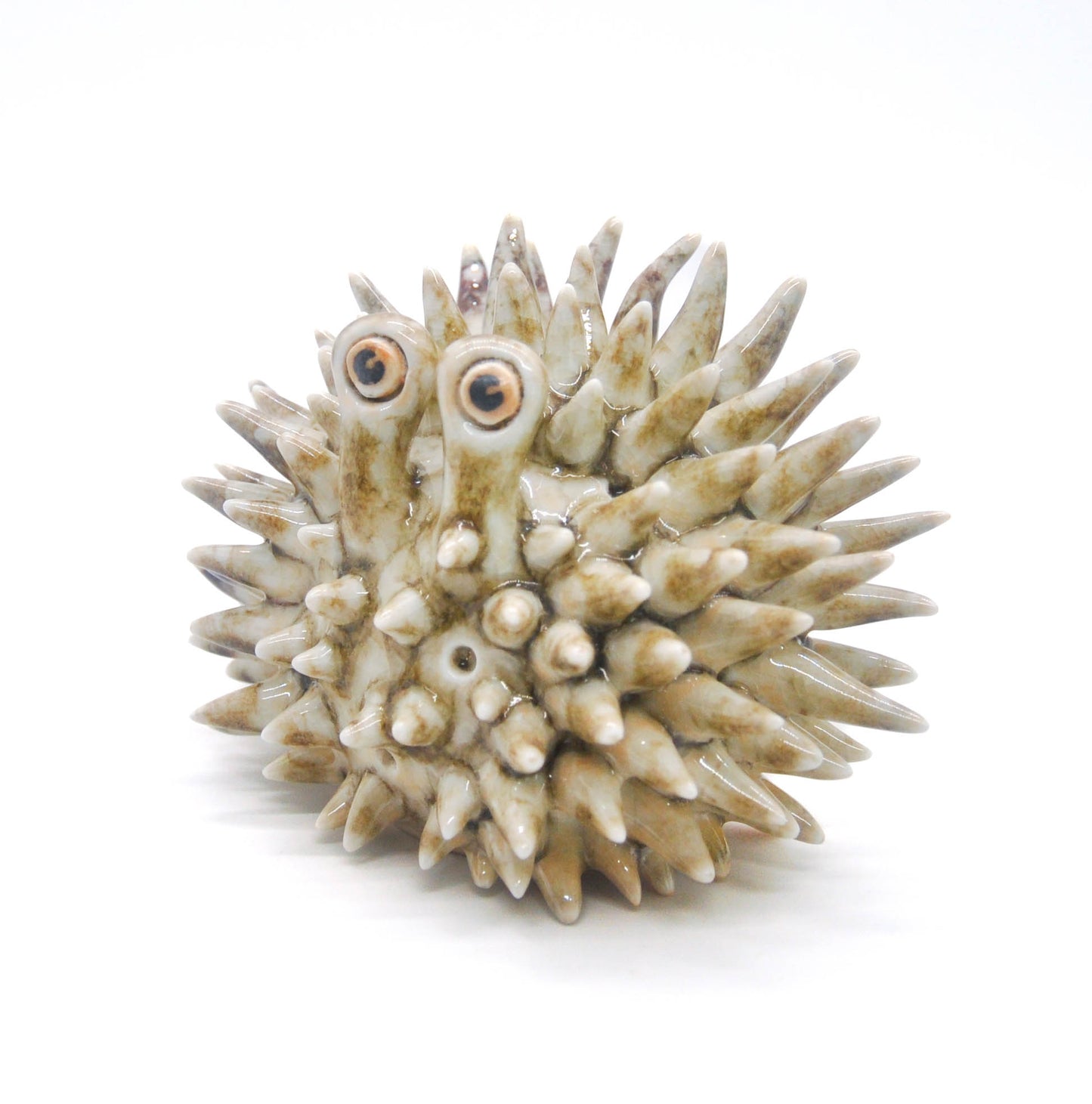 Glossy Shino Urchin I Candleholder