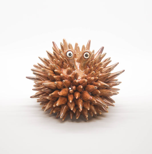 Luster Shino Urchin Candleholder