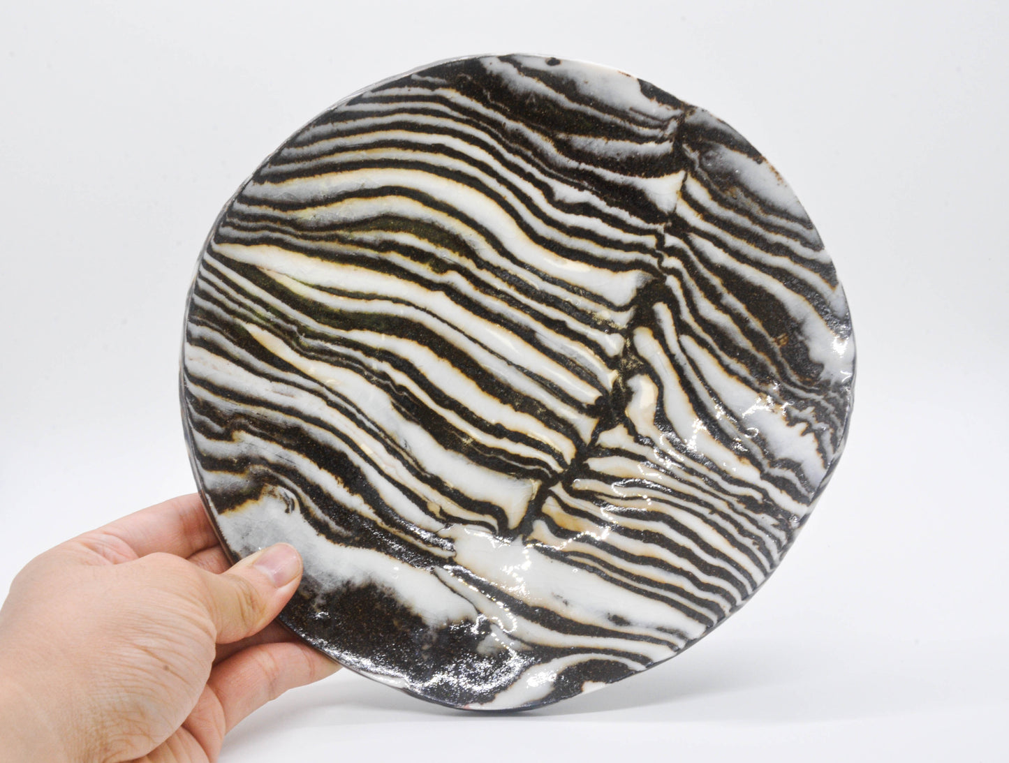 Round Zebra Plate